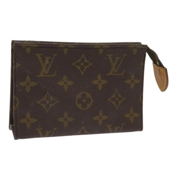 LOUIS VUITTON Monogram Poche Toilette 15 Pouch M47546 LV Auth am5877 - Picture 1 of 16